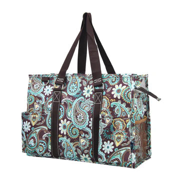 Zippered Caddy Organizer Tote Bag